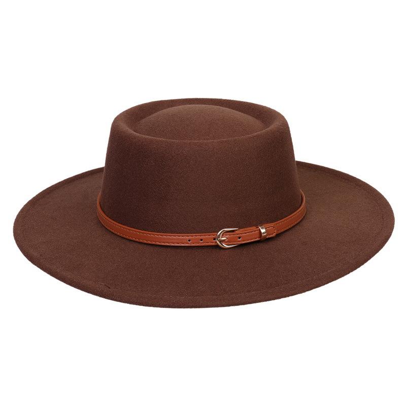 Fedora Hat for Women Men Flat Top Concave Design Autumn Winter Bow Tie Jazz Hat Colorful Unisex Fedora Wide Brim Hat Panama 2022