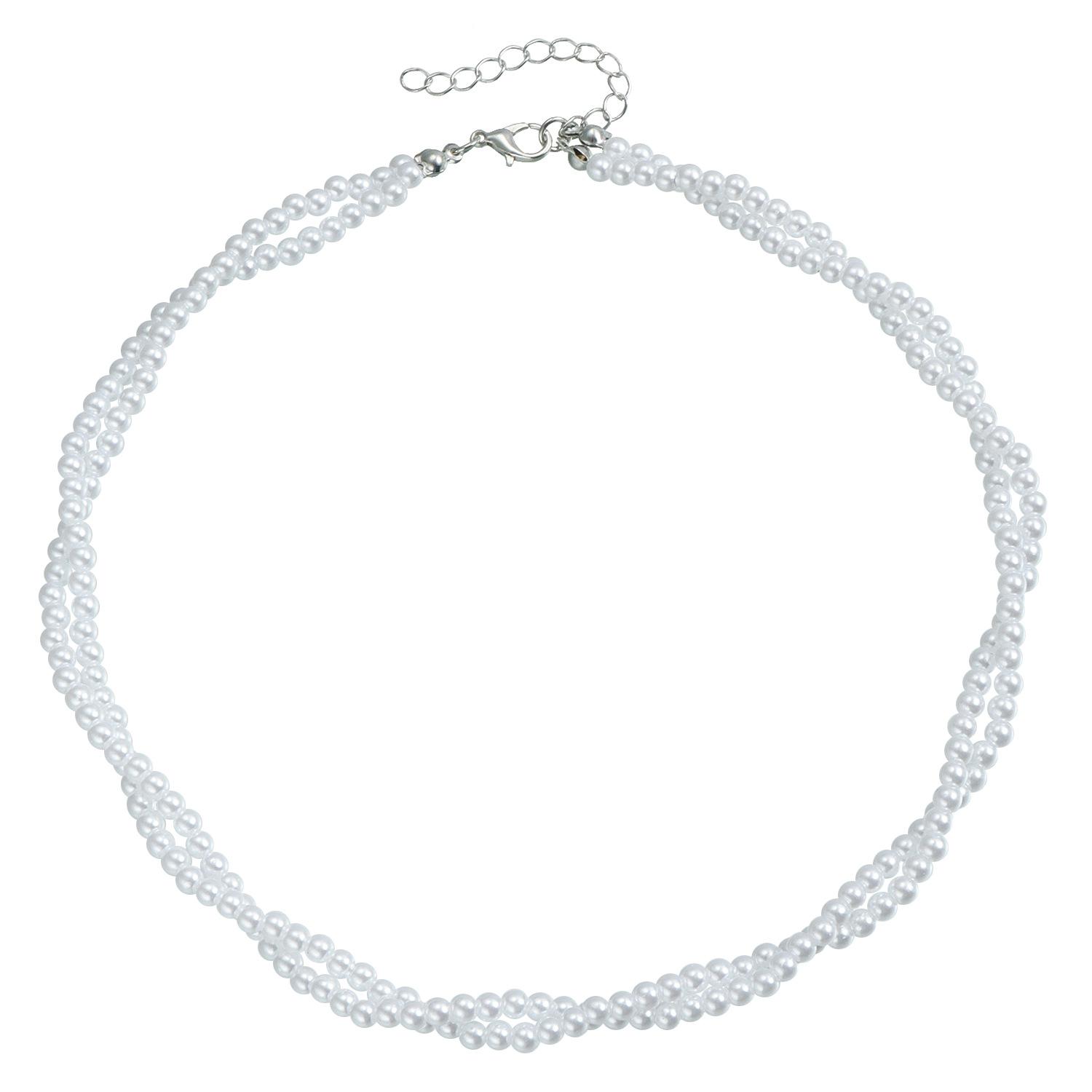 

Ювелирные изделия Легкая роскошь Спрей-краска Стекло Ручная работа Бисером Цепочка на ключицу Цепочка для шеи Персонализированное колье-чокер