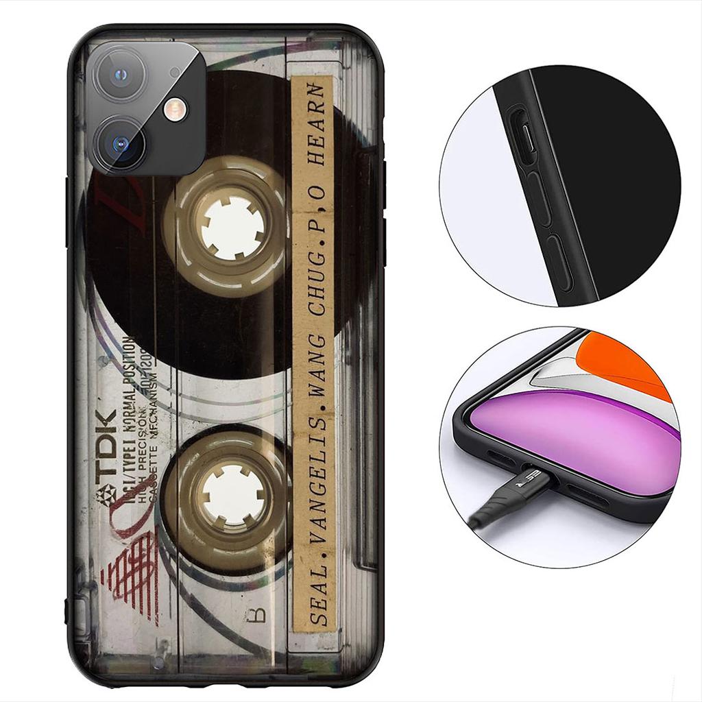 Cassette Wallpaper Tape Phone Cover for Samsung Galaxy A06 A05 A14 A50 A51 A52 A12 A13 A23 A70 A07 A25 A26 A72 A56 Case