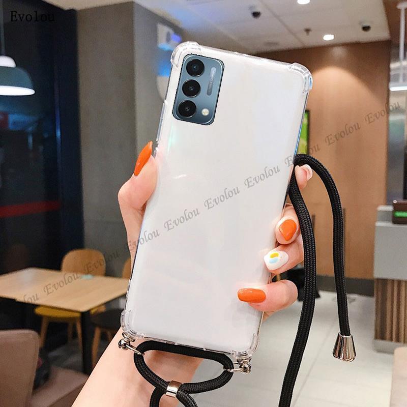 Crossbody Necklace Srap Cord Lanyard Case For POCO X8 Pro Max Shockproof Airbags Clear Soft TPU Cover For Xiaomi POCO X8 Pro X 8