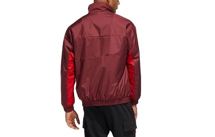 adidas Jackets Men's Red Stand Collar Moderate Other HC0270