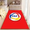 FAF Emblem on Red Carpet suitable as a non-slip mat for the living room or bedroom sofa