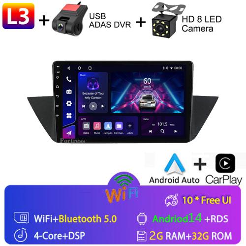 For BMW X1 E84 2009-2012 Multimedia Car Radio Video Players Android Auto CarPlay 2 din no dvd 4G WIFI Gps Navigation Android 14