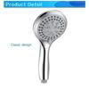 High Quality 5 Modes Round Rain Shower Head with Hose Sets Shower Holder for Bathroom Shower Accessories Douche