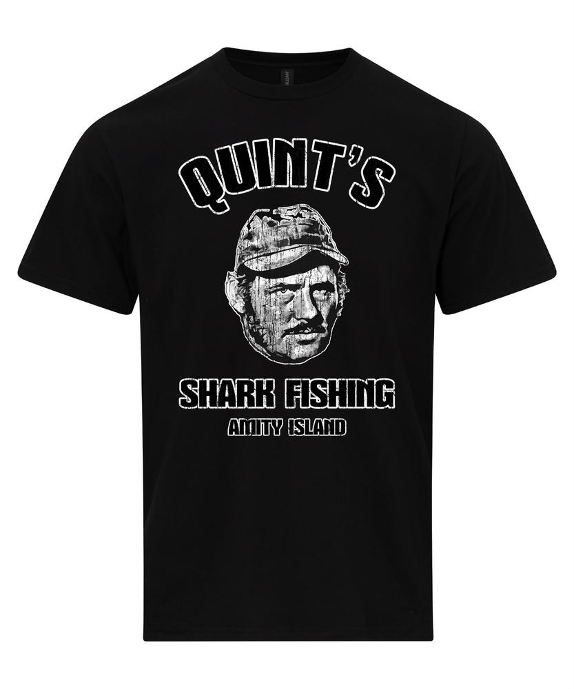 Quints Shark Fishing TShirt Jaws Inspired Shirt 2XL