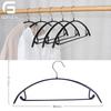 and storage slim jacket and pants Non-slip, shape-retaining, mark-free hangers, 10-pack, black, stylish, hangers, wet/dry use, design, hangers.