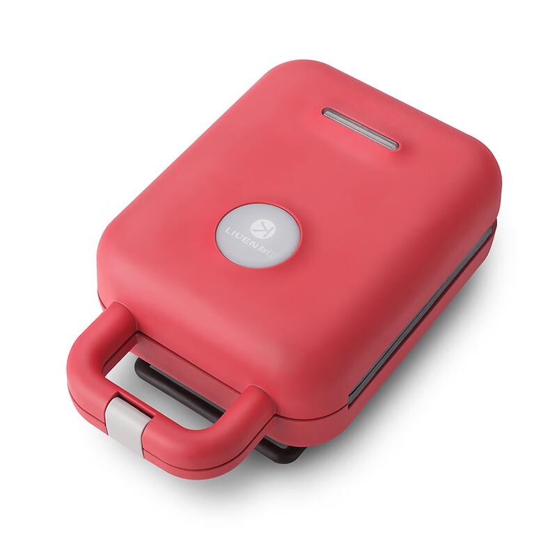 Liven Mini Sandwich Maker with Waffle Plates CN plug (adapter included)