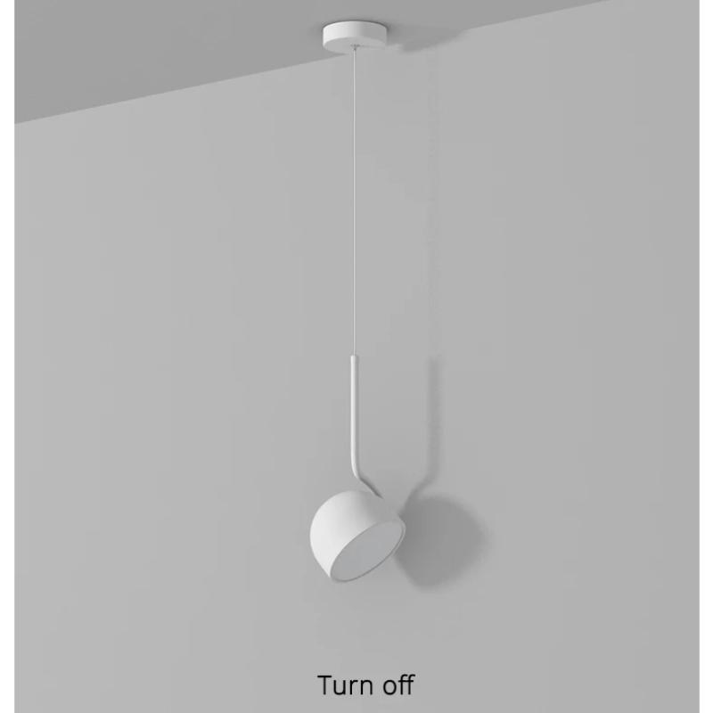 Einfache Schwarz Weiß Neue LED Moderne Pendelleuchten Wohnzimmer Arbeitszimmer Esszimmer Schlafzimmer Nachttisch Bar Loft Lampen Innenbeleuchtung