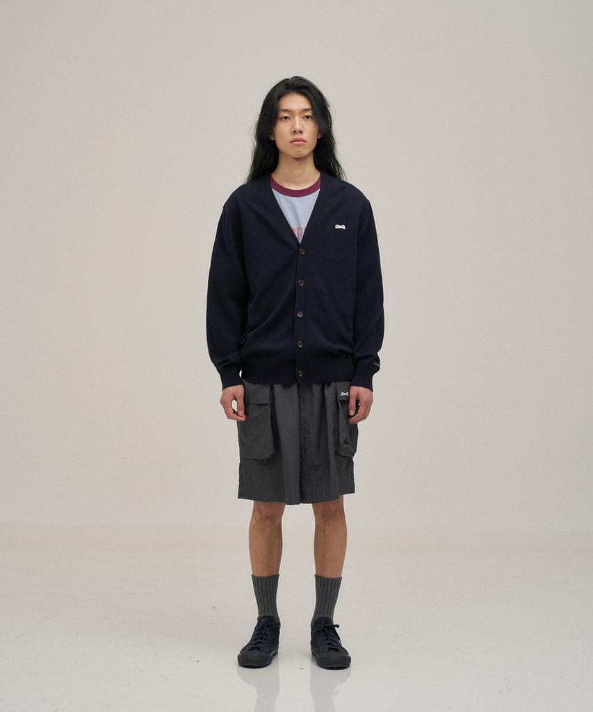 Le Tigre Classic V-Neck Cardigan (Navy)