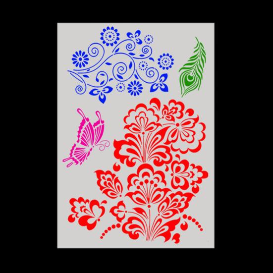 DIY Craft Flower Stencil Wall Painting Scrapbook Stamping Album Emboss Card Tool