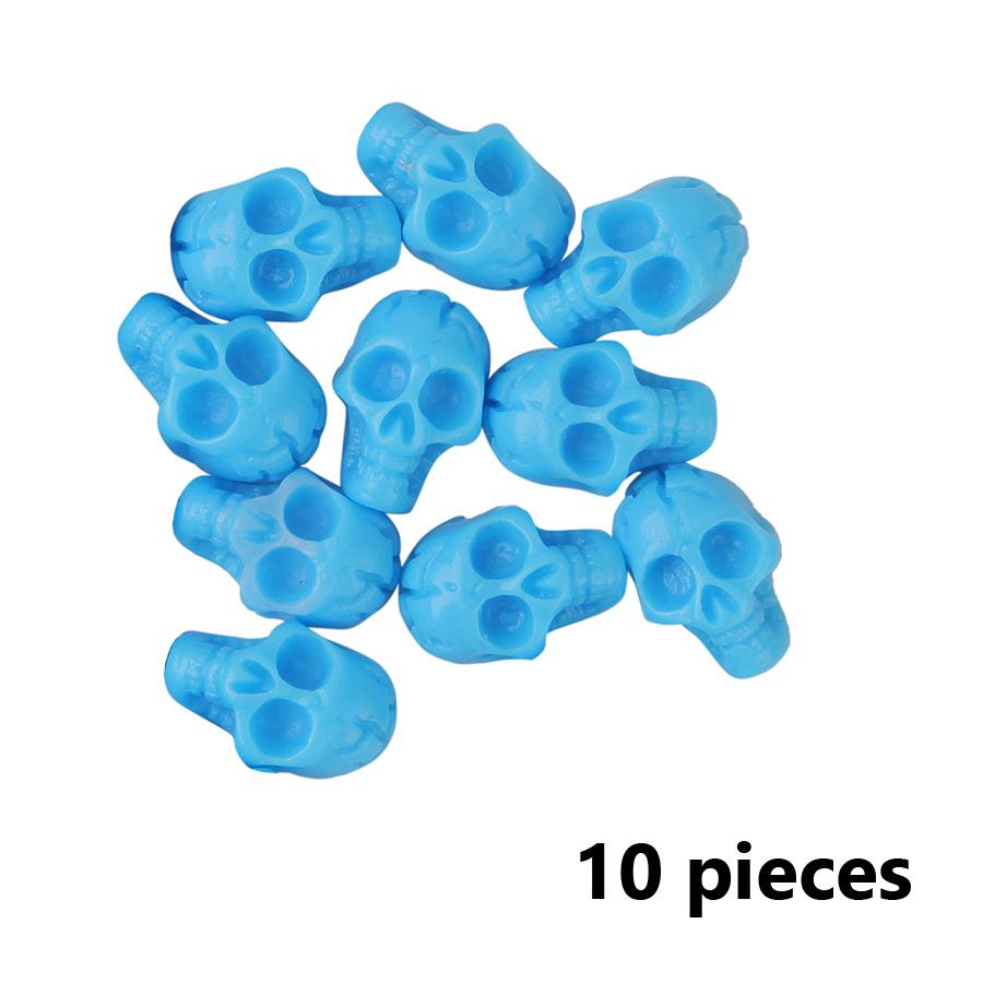 10/50Pcs Skull Nail Art Charms Flatback Beads, Punk Halloween Party Holiday Nail Art DIY Decoration
