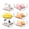 6pcs Cartoon Animal Desk Ornaments Resins Decorative Miniature Figurines Accessories for Kids Room and Living Room Table