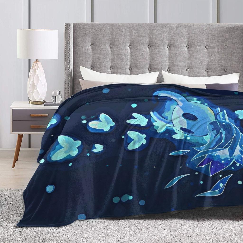 Hollow Knight Flísové Deky Akční Dobrodružství Úžasné Přehozy na Domácnost 125*100cm Kus Koberce
