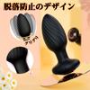 Yavaota Anal Vibrator Anal Plug Rotation 10 Helical Stimulation Vibration Remote Types of Vibration 7 Types of Powerful Prostate Massage Anal