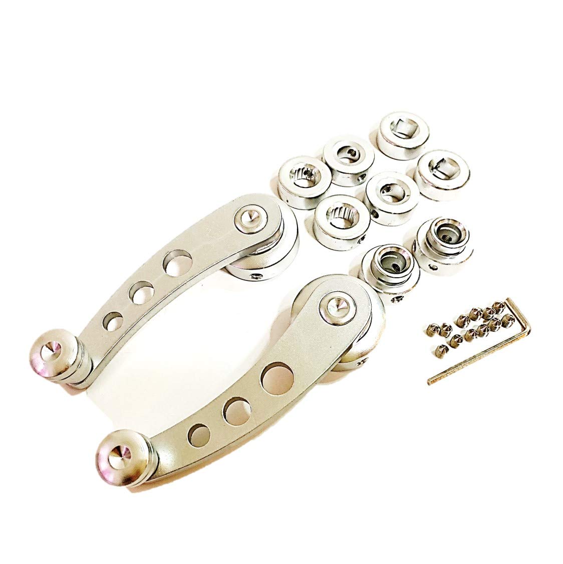 

Универсальная алюминиевая ручка стеклоподъемника для классических автомобилей, Jimny и легких грузовиков (03 Серебро)