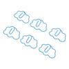 100 Pcs   Shaped Paper Clips Cute Fun Decorative Iron Bookmarks Planner Clips with Transparent Box for Study Work
