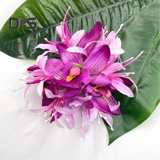 Flower Shape Hair Clip Women Summer Side Hair Pin 3D Flower Bang Hairpin for Daily Wear Various Occasions