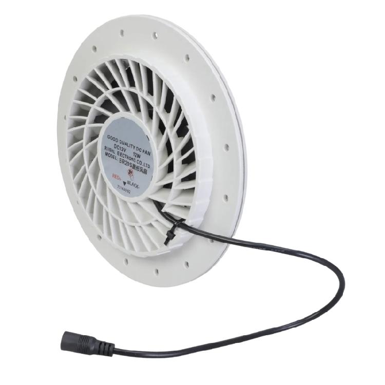 Ventilador de Conducto de Bajo Ruido 4500RPM Ventilador de Extracción 12V Ventilador de Ventilación para Baño Cocina Gallinero Invernadero y Almacén