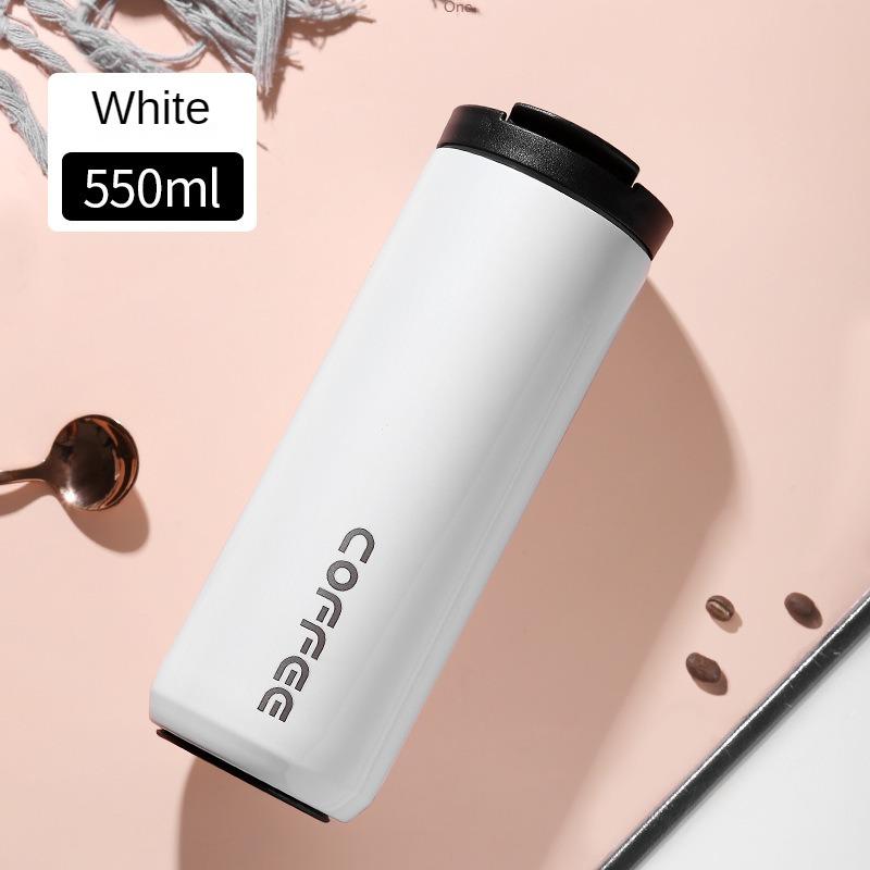 550ML Stainless Steel Coffee Thermos Bottle Thermal Mug Leakproof Car Vacuum Flasks Coffee Cup Travel Portable Insulated Bottles