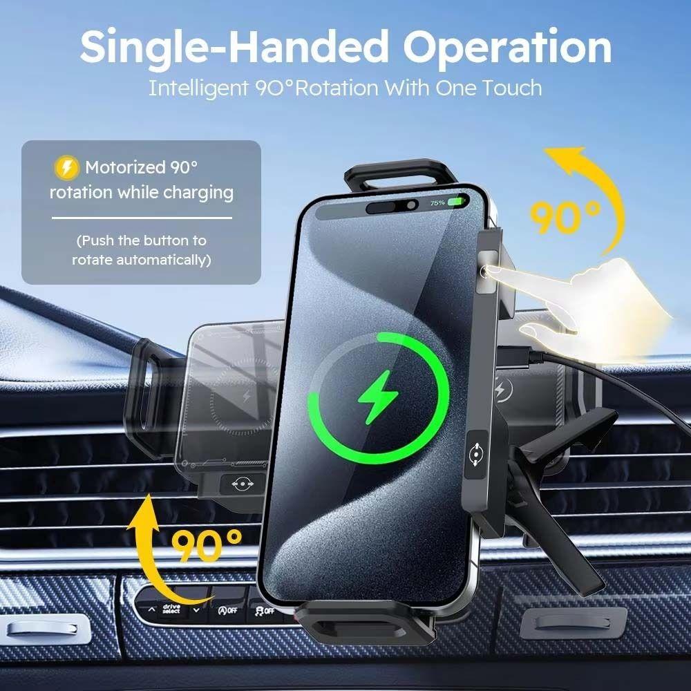 Automatic Rotating Mobile Phone Holder Gravity Sensor Car Phone Holder for Samsung/iPhone