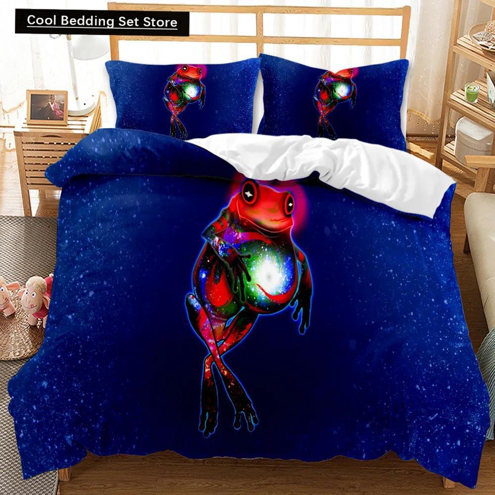 Marine Life Dynetrekksett Glødende Maneter Twin Qulittrekk Tropical Ocean Fish Under Sea Marine Life Polyester Sengesett