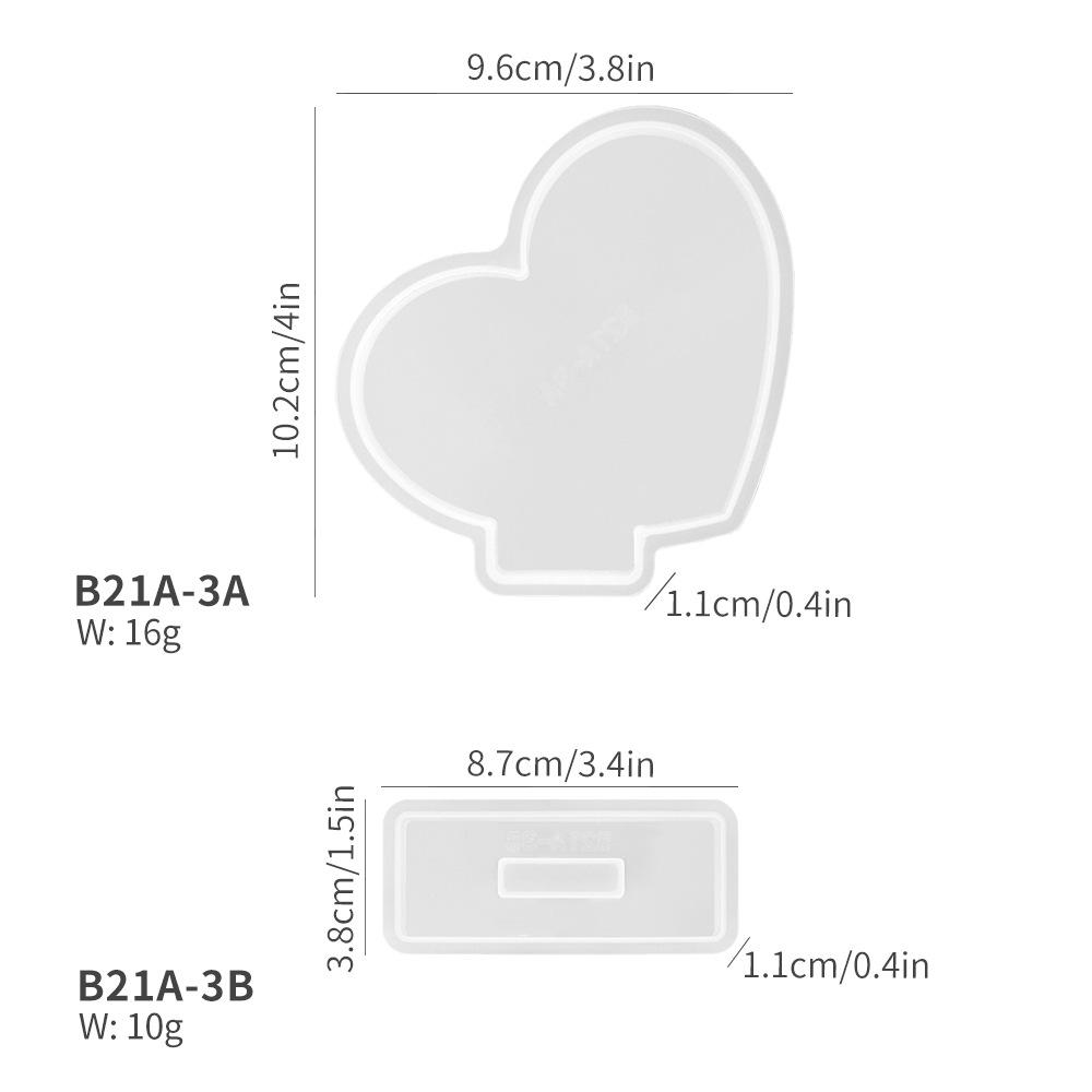 Creative Photo Frame Resin Mold Photo Silicone Mold DIY Handmade Production Arrange The Table Display Rack Homemade Photo Frame