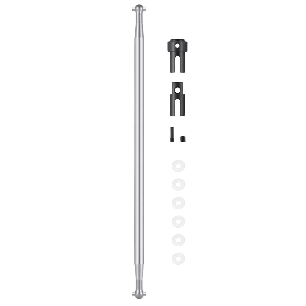 AXSPEED Metal Center Driveshaft Outdrives Dogbone & Joint Drive Cup for 1/10 Slash 4X4 4WD Rally RC Truck Upgrade Parts