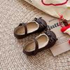 Girls small leather shoes autumn new children soft-soled beanie shoes girl baby bow princess shoes little girl single shoes