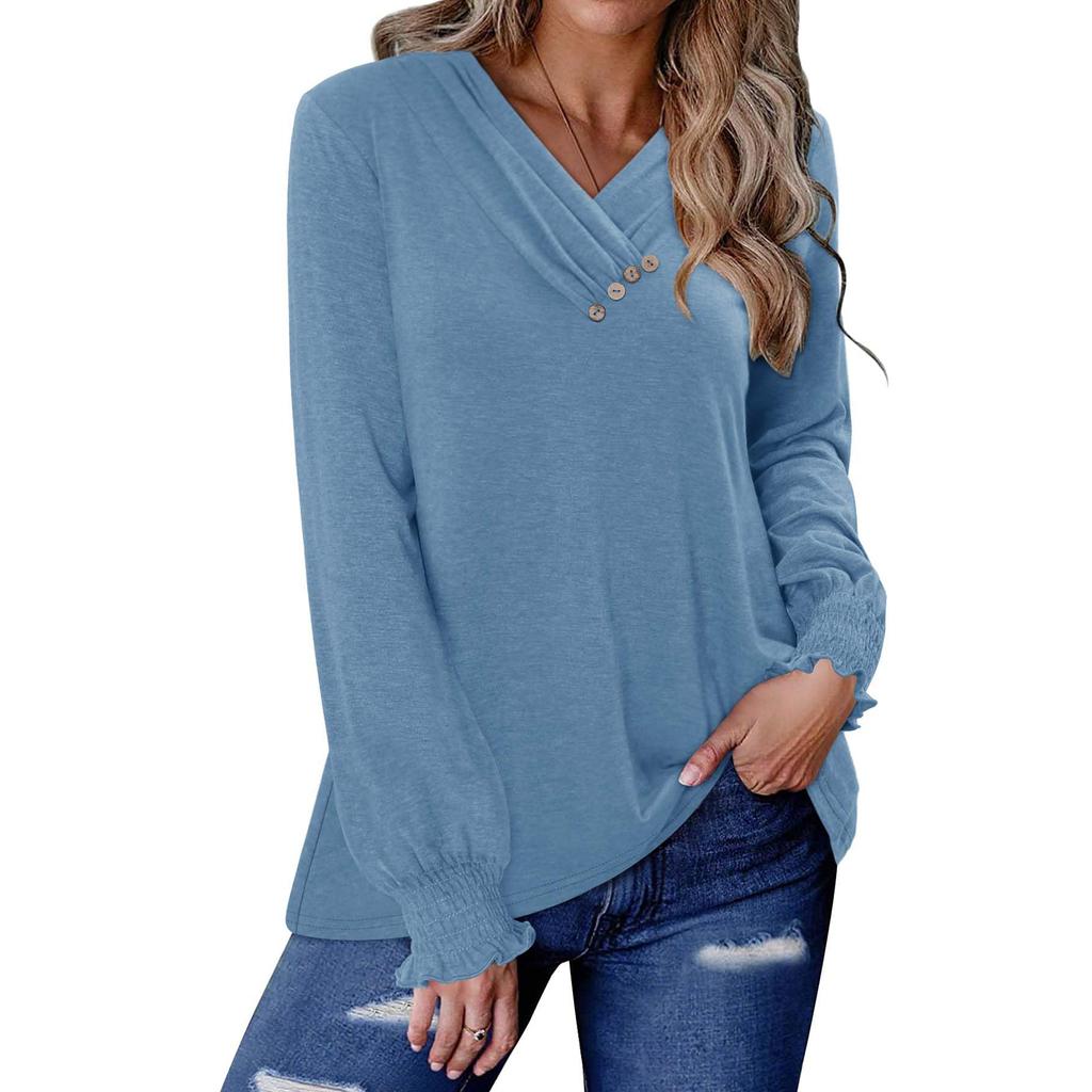 Women's Fashion Long Sleeve Loose Tops