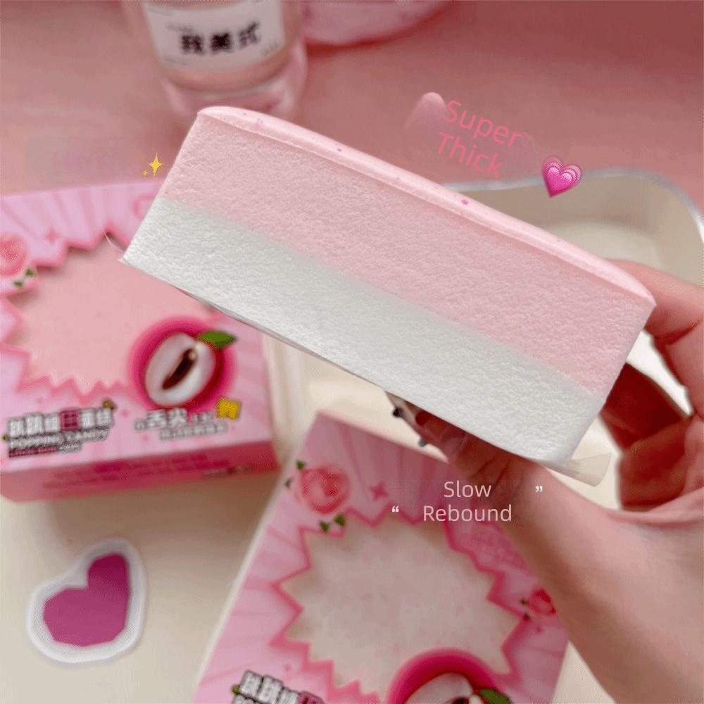 Sticky Texture Bread Squishy Toy Ultra Wet Sensory Fidget Cake Squishy Bread Cake Kids Adults