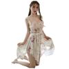 Sex underwear pure desire floral skirt sexy pajamas small chest temptation pure French dress transparent adult