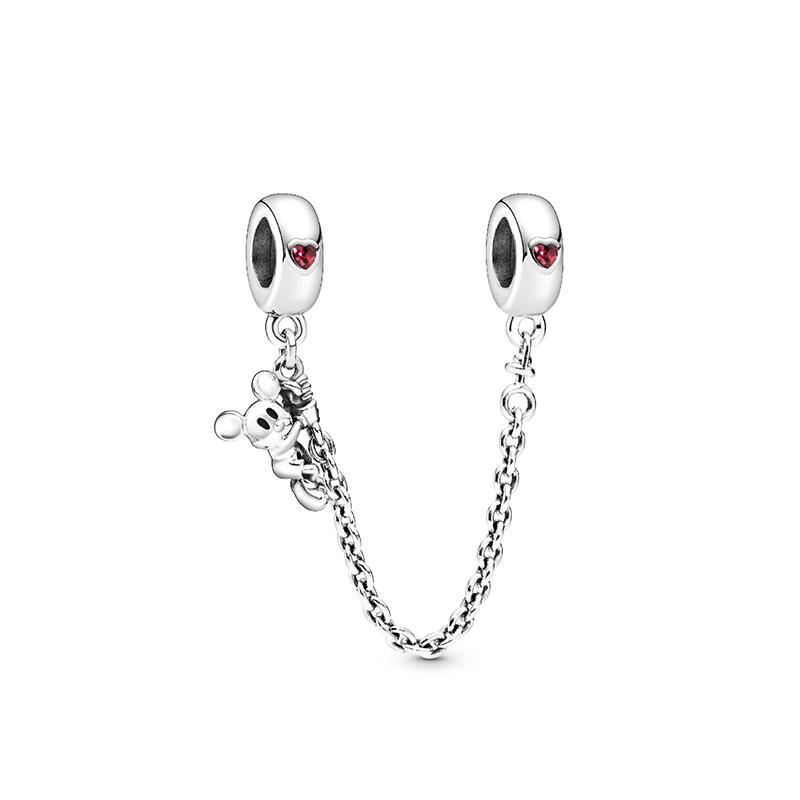 Bedels Koper Mickey Minnie Bedel Kralen Past Armband Bangle Ketting Voor Vrouwen Luxe DIY Sieraden Fijn Festival Cadeau