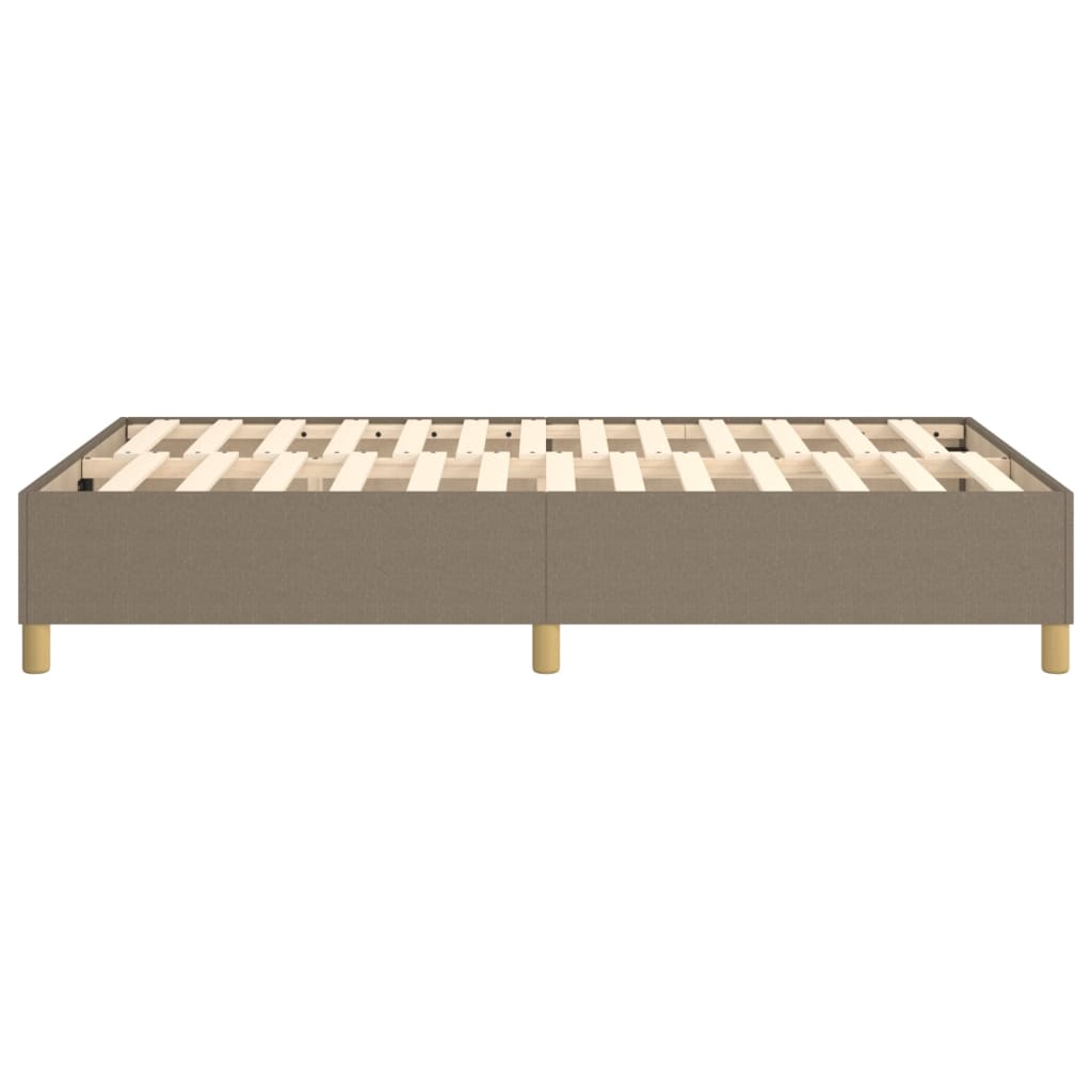 Vidaxl Rama Łóżka Bez Materaca, Taupe, 120X200 Cm, Obita Tkaniną