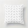Home Decor Modern Black And White Geometric Pillow Covers Pattern Cushion Cover Suitable For Sofa Bedroom Car Pillow Cover