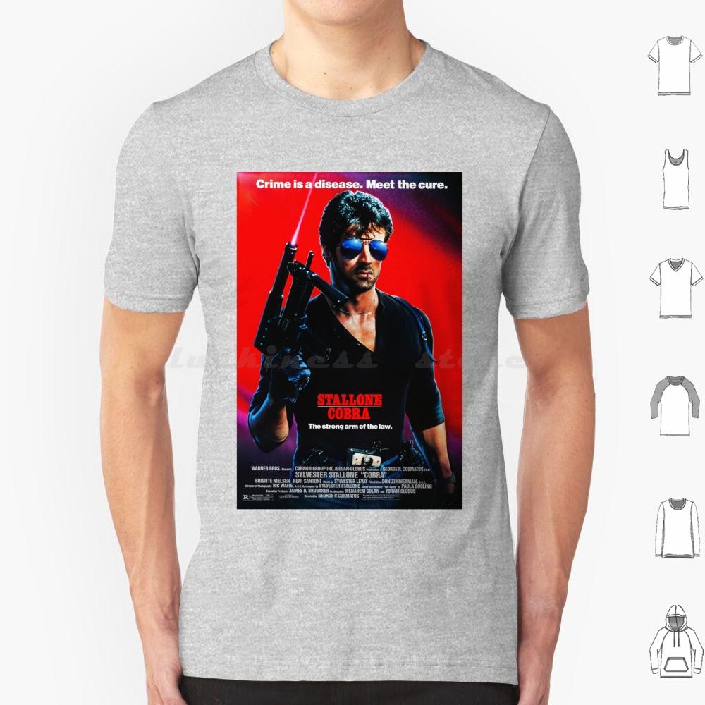 Poster T Shirt Men Women Kids 6xl Action Boxing Cops Police Sylvester 90s 80s Movies Films Vibes Cool Japanese S