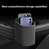 Car Storage Rack Leather Texture Waterproof Car Door Side Organizer Multi-Functional Vehicle Cup Holder Storage Box for Phone Keys Water Bottle Fit