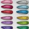 5cm Epoxy Resin Glitter BB Clip with Onion Powder Sequins - Colorful Hairpin for Girls, Bangs & Side Clip