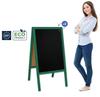 Classic L wooden sign (61x118 cm) - green