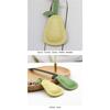 Handmade Genuine Leather Pear-Shaped Bag Charm Cute Bag Pendant Exquisite Handmade Keychain