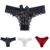 Lady Lace G String Thong Panties Sexy Sheer Knickers Women's Lingerie Briefs