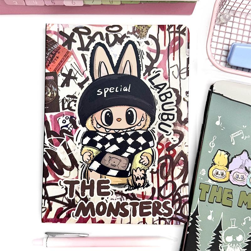 Graffiti A5 Color Page Hard Shell Notebook Cute Cartoon Handbook Student Notes