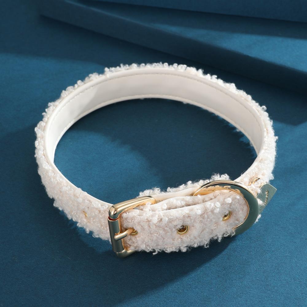 Fun Plush Collar Choker Love Button Head Imitation Teddy Hair Puppay Nightclub Fun Collar Trendy Girl