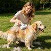 Dog Grooming Brush Adjustable Teeth Self-Cleaning Shedding Dog Hair Brush Cat Comb For Long Short Thick Small Medium Large Breed