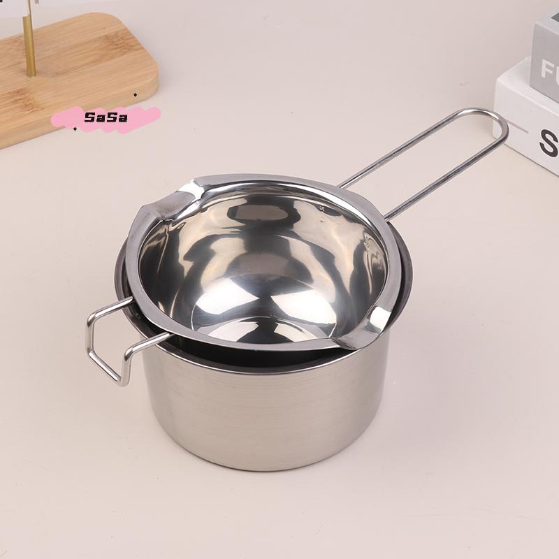1Pc Stainless Steel Candle Wax Melting Pot for Chocolate Candy Soap Making Kit - Melting Pot for DIY Crafting