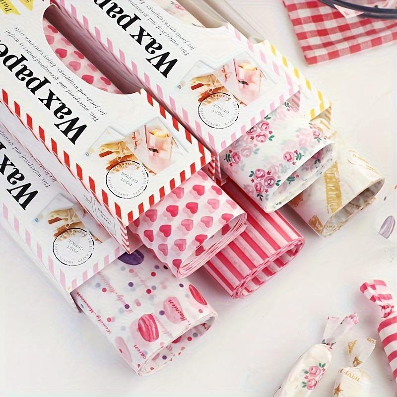 Polystyrene Food Wrappers Printed Absorbent Baking Paper Dessert And Snack Tray Liners