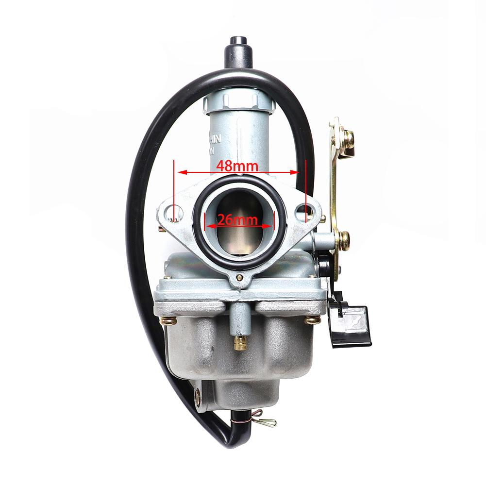 125cc Motocross ATV Pit Dirt Bike Engine PZ26 Carburetor Cable Choke Carb For CG125 Motorcycles CB125 XL125S ATV Dirt Motorbike