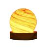 Luminous Glass Sphere 80MM LED Night Light USB Plug In Mini Planet Table Lamp Crystal Ball  Girls