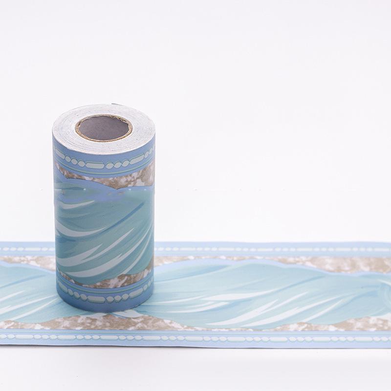 

10 м рулон цветочной наклейки на стену, бумажная граница, наклейка для спальни, домашний декор, фреска