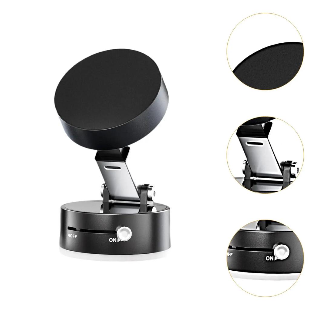 Generic Car Phone Holder Strong Vacuum Suction Simple Installation Phone Stand Phone Mount Adjustable Angle Professional