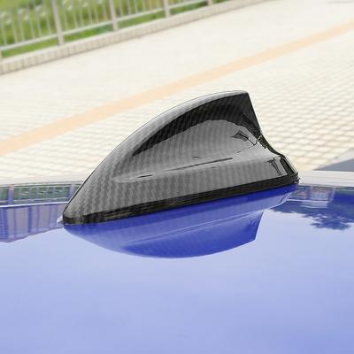 BMW M2 M3 M4 123457 Serisi X1 X3 F22 F30 F34 F80 F87 F32 F36 F82 G11 G20 G12 G30 Köpekbalığı Yüzgeci Anteni İçin Gerçek Karbon Desen
